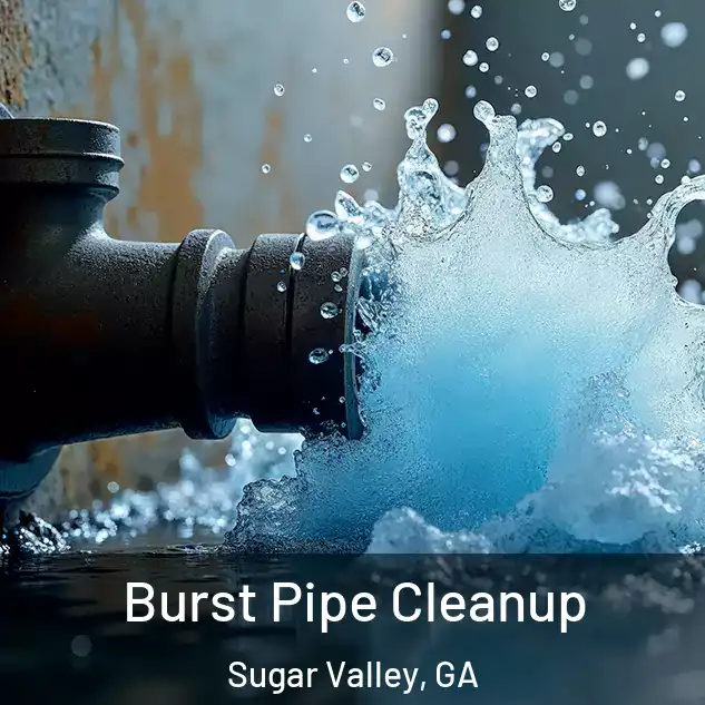  Burst Pipe Cleanup Sugar Valley, GA