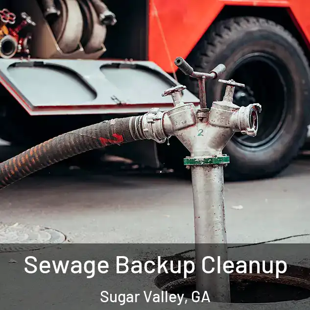  Sewage Backup Cleanup Sugar Valley, GA